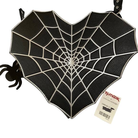 NWT TikTok Viral Mad Engine Spider Web Backpack Purse Whimsigoth Vampire - Picture 12 of 14